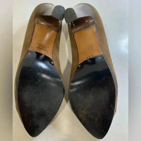 GUCCI Suede Bow Pumps Heels Brown Women Size 34 - Picture 5 of 16